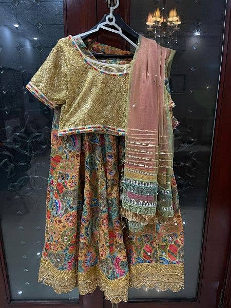 brand new mehandi/mayon bridal dress /Never worn 5