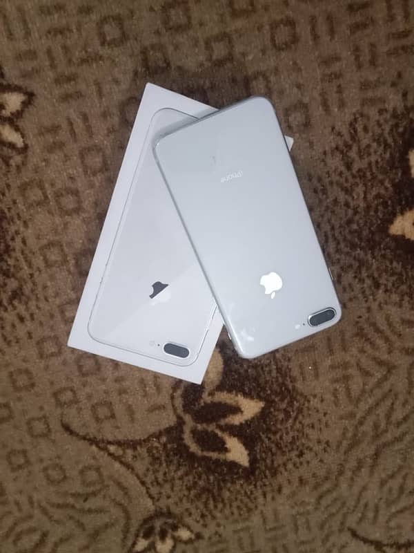 Apple iPhone 8 Plus silver colour brand new condition pta approved 2