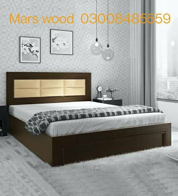 Double Bed,bed,poshish bed,bed for sale,bed set,furniture for sale 1