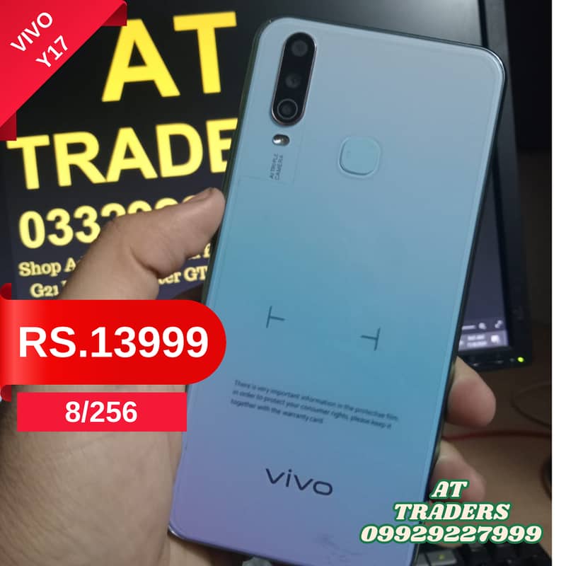 Vivo Y17 8/256, Vivo S1,8/256, Oppo F15  8/256, 5