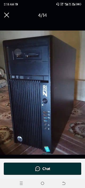 Hp z230 workstation i5 4th generation 12Gb ram ddr3. 1