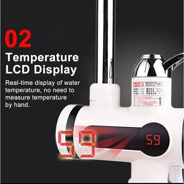 Instant electric water heating faucet 6