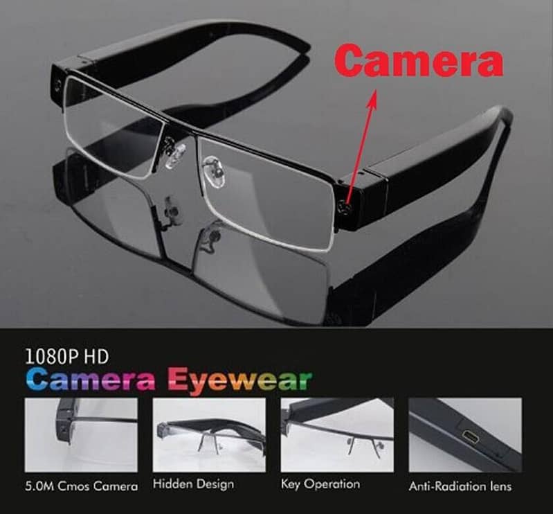 1080P full HD audio video recorder camera eyewear 7