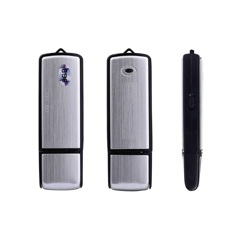 8GB Rechargeable Professional Mini U-Disk USB Voice Recorder 0