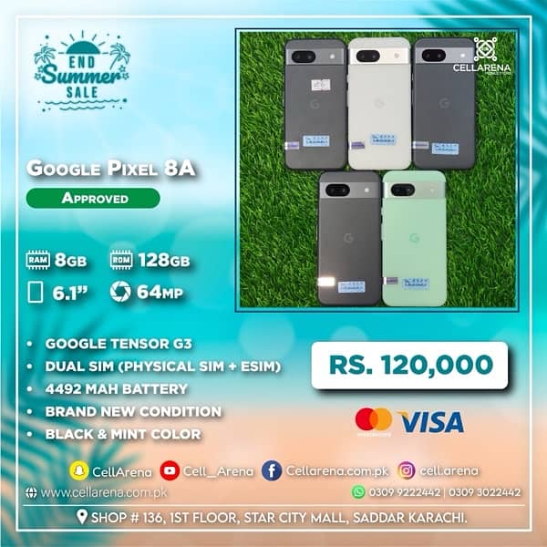 Cellarena GOOGLE PIXEL 8A DUAL SIM APPROVED 0