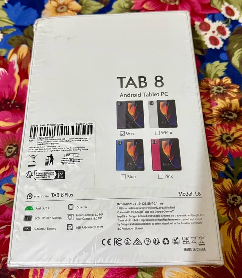 Brand new pritom tab for sale. 2