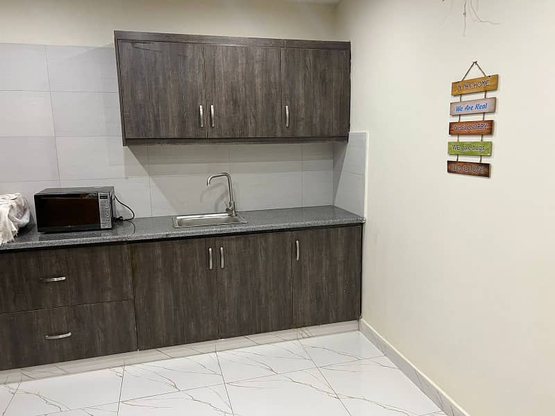 1-Bed Fully Furnished Flat For Rent Family Building Sector D Bahria Town Lahore 5