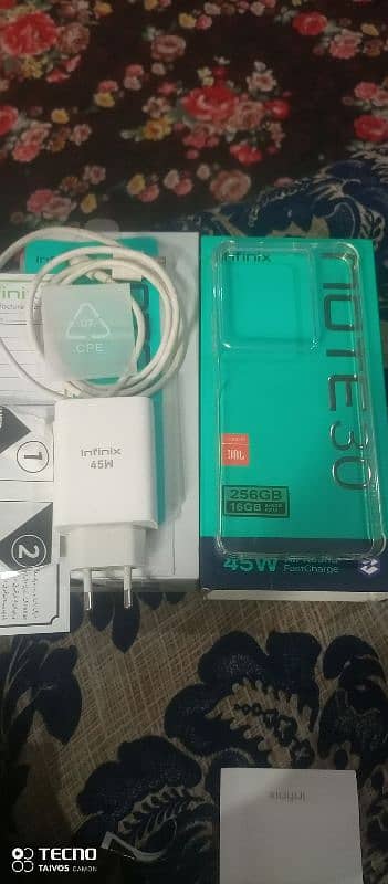 Infinix note 30 Full box 7