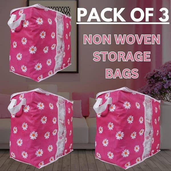 storage bags organizer pack of 3 0