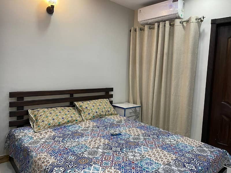 Fully Furnished Flat for Rent in Block H3 Johar Town near Emporium Mall Lahore 3