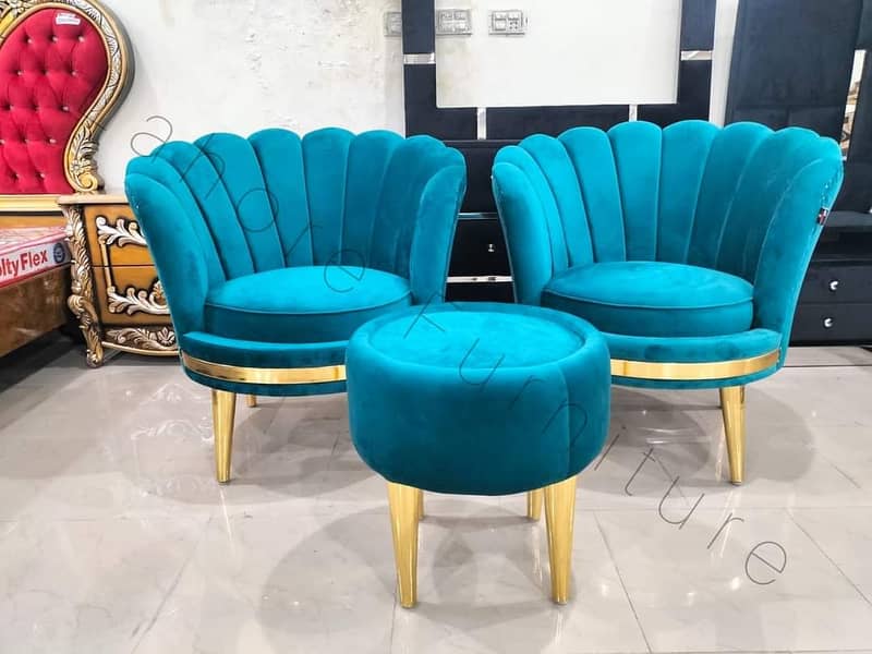 2 seater | single seater | room chair | poshish chair | Luxury chairs 0