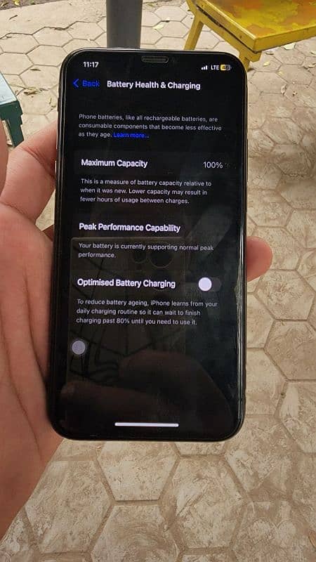 8/10 iphone xs 100% battery PTA Approved face id not working 1