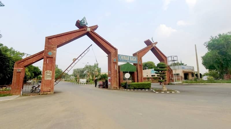 One Kanal Residential Plot For Sale In Chinar Bagh  Nishat  Block 2