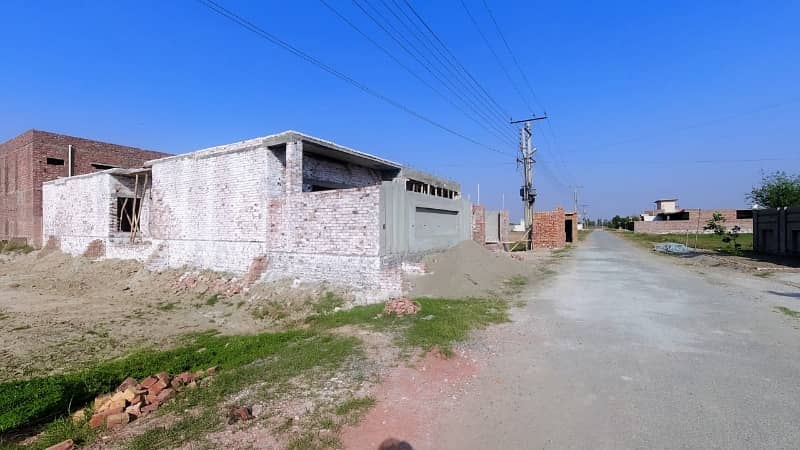 One Kanal Residential Plot For Sale In Chinar Bagh  Nishat  Block 12