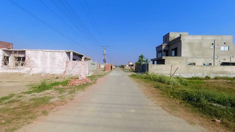 One Kanal Residential Plot For Sale In Chinar Bagh  Nishat  Block 14