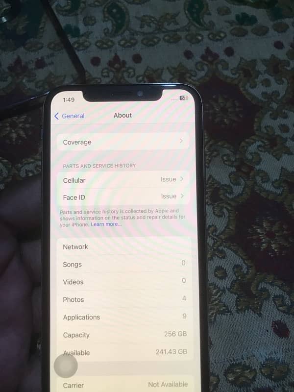 Iphone x 256GB Bypass Non PTA 8