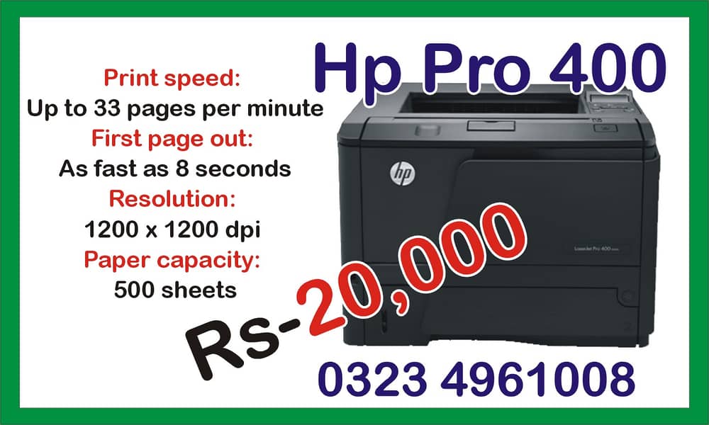 HP Por 400 M401n 0