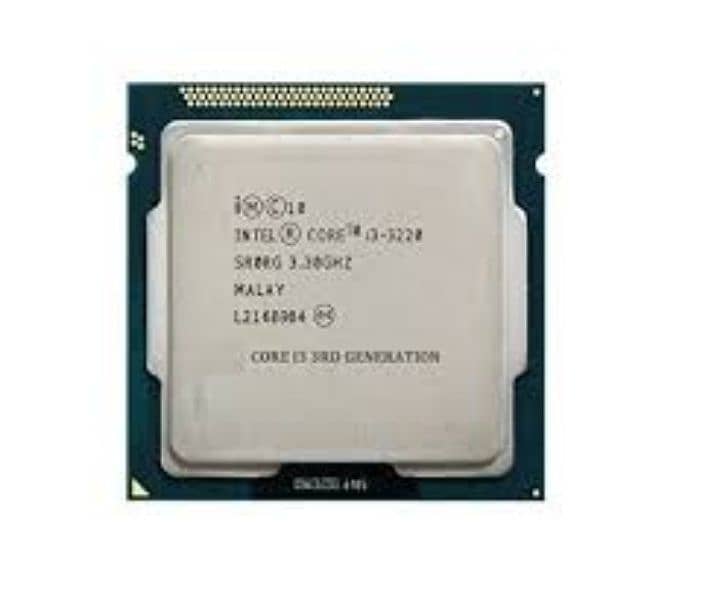 Core i3 3rd Generation Processor With 2 Cores 4 Therats 4