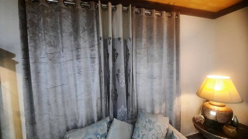 Beautiful drawing room curtains set 1