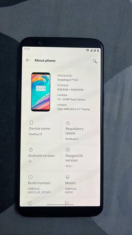 OnePlus 5t for sale 8