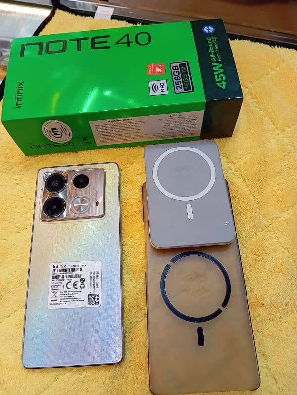 Infinix Note 40  8+8 256GB Full Packing 2