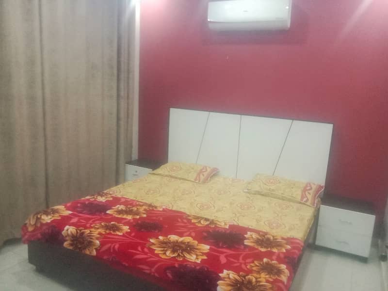 Two bed beautiful fully furnished apartment for rent in Secter C Bahria Town Lahore 2