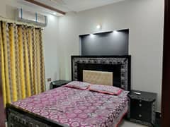 Two bed lavishly furnished Upper Portion for rent in Secter C Bahria Town Lahore 0