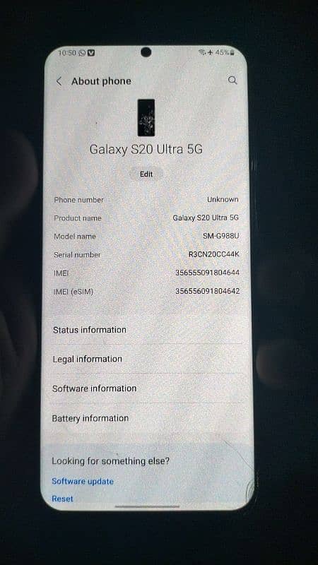 Samsung galaxy s20 ultra 12/128 1