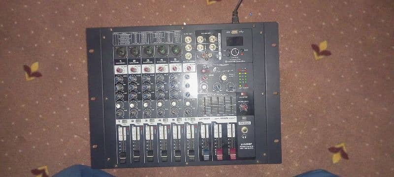 xr600f 800 watts power mixer 7