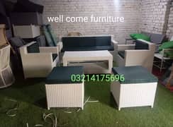 RATTNA OUTDOOR GARDEN UPVC FURNITURE SOFA SET CHAIRS TABLE UMBRELLA