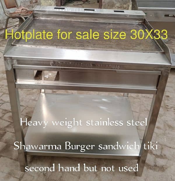 hotplate stainless steel table 0