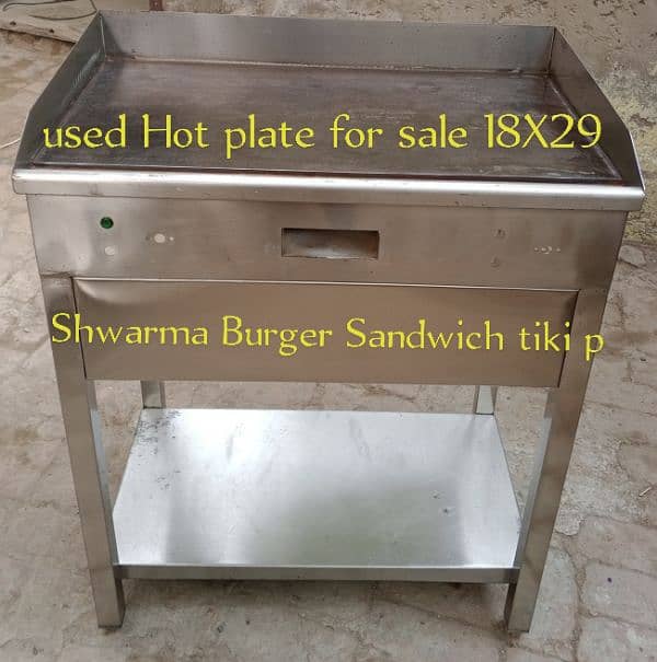 hotplate stainless steel table 1