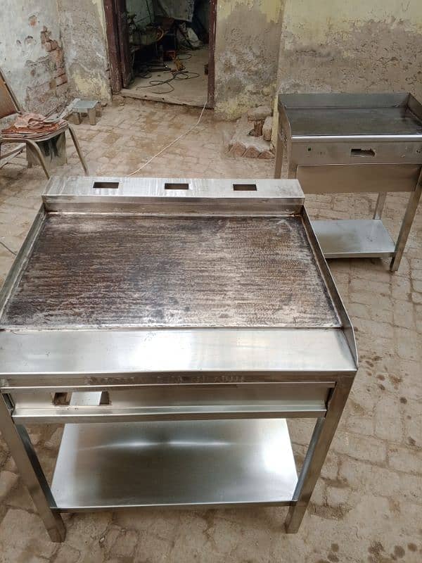 hotplate stainless steel table 2