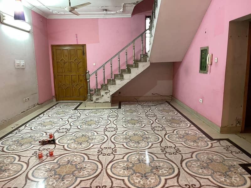 Johar Town 1 Kanal Double Storey House Tile Floor 6 Bedroom Best For IT Office &Amp;Amp; ETC 4