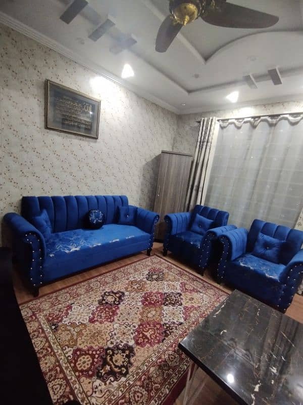 5 seater sofa blue colour 2