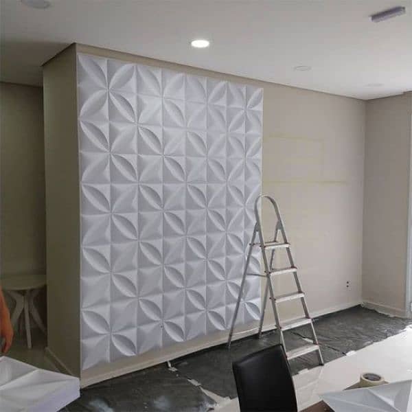 Frosted paper,washroom makeover,wood work,doors,media wall,PVC flex,3d 9