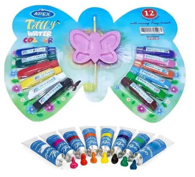 12 PCS Butterfly Design Water Color Set 4