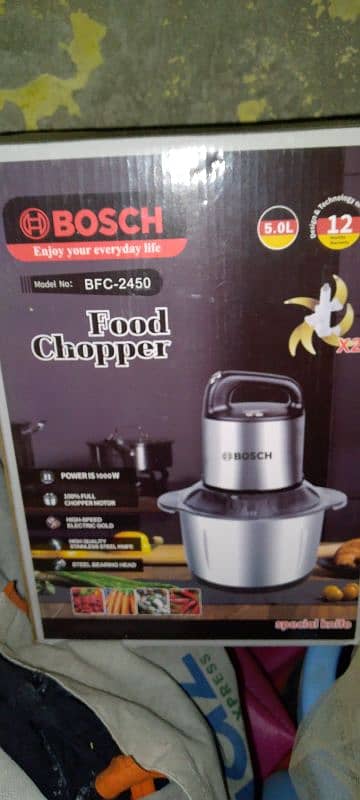 BOSCH chopar machine box pack 8