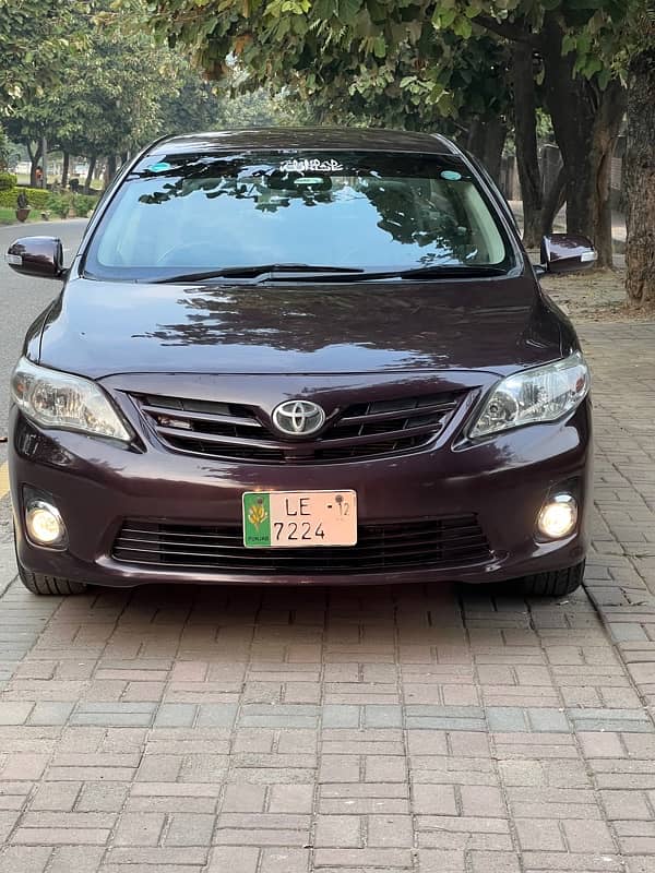 Toyota Corolla GLI 2012 2