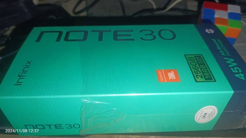 Infinix Note 30 16GB Ram  256 GB storage 12