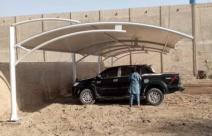 Tensile fabric structure | car parking sheds | Canopy sheds 9