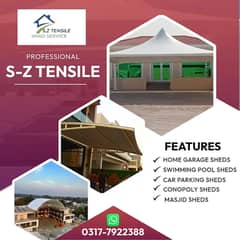 Tensile fabric structure | car parking sheds | Canopy sheds