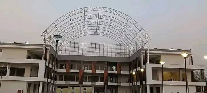 Tensile fabric structure | car parking sheds | Canopy sheds 1