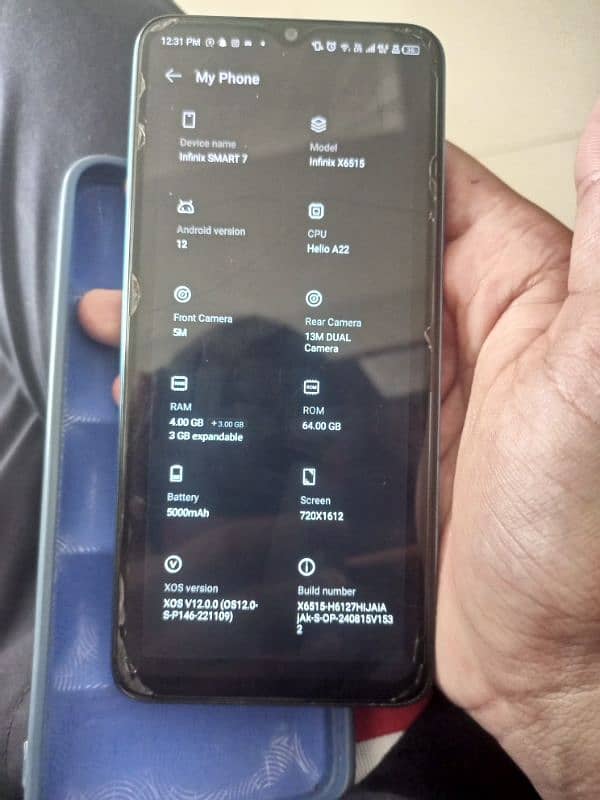 Infinix smart 7 urgent sale 4