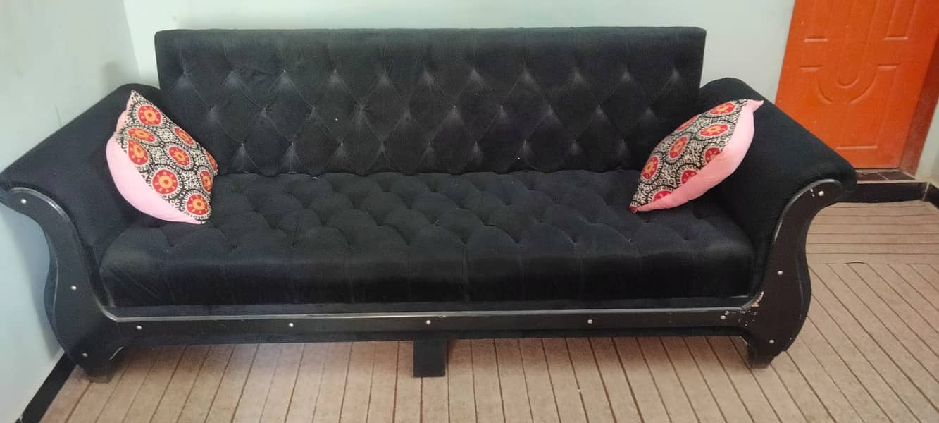 Black sofa bed 0