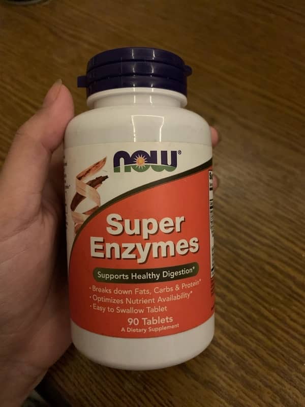 Now super enzymes 90 ct 2 bottles available 1