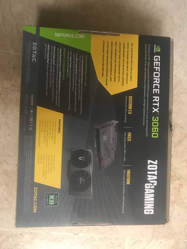 zotac gaming rtx 3060 3