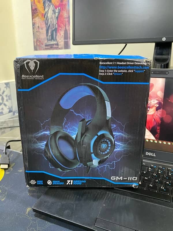 beexcellent gm110 gaming headphone brand new not used03278694670 3