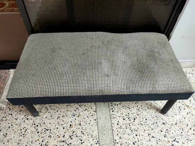 Used four seater Sofa stool, living room furniture, Sofa Stool 1