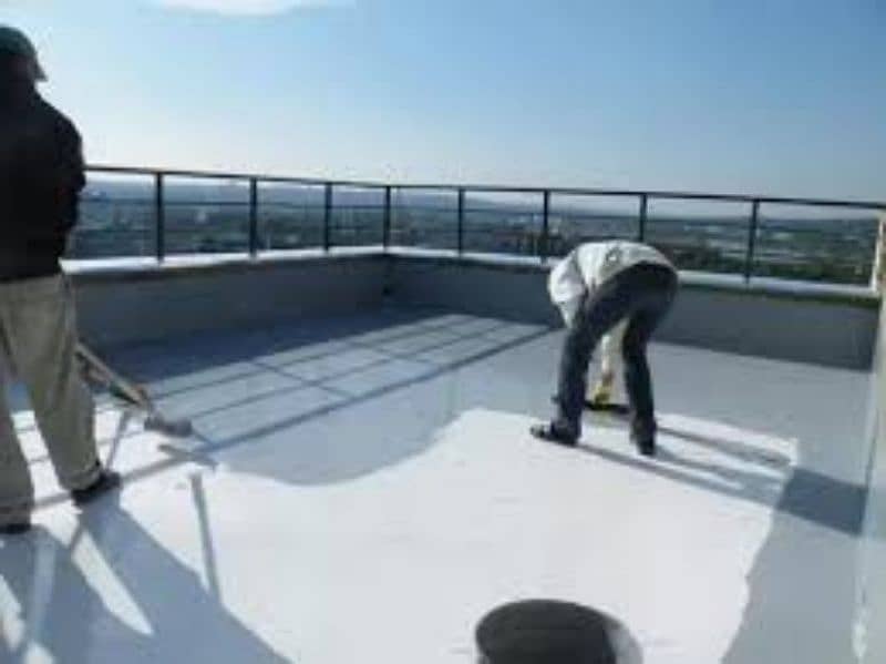 Waterproofing Heat proofing Roof Leakage treatment 8